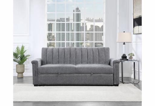 Global Furniture U0201 Dark Grey Pull Out Sofa Bed